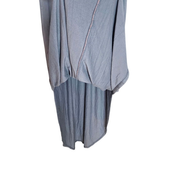 Lilla P Racing Stripe Maxi Tank Dress in Dolphin Gray Elastic Waist size Medium - Picture 8 of 11